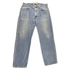 Vintage Levis 550 38x30 Relaxed Fit Faded Midrise Denim Y2K Red Tab Grunge Skate